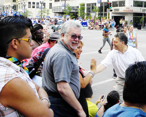Al Franken at Twin Cities Pride