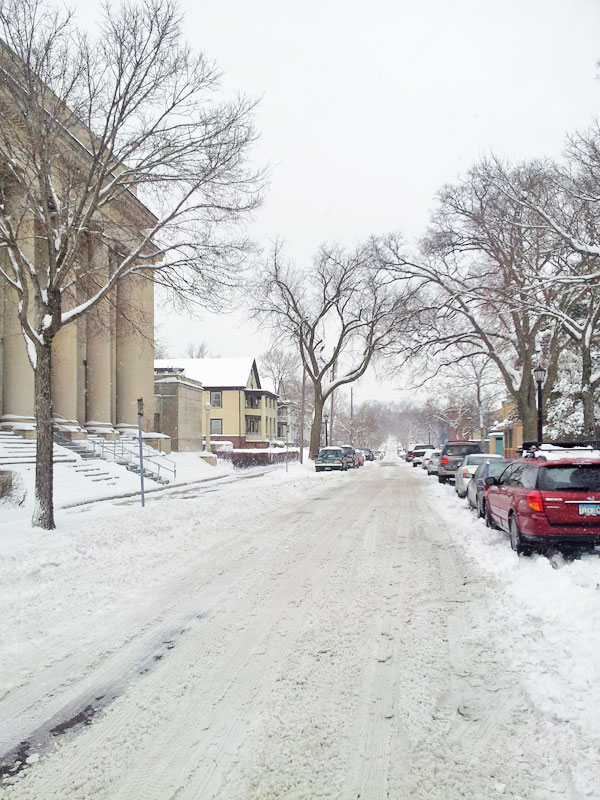 Minneapolis Uptown Snow