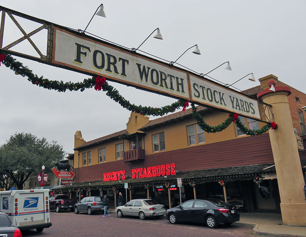 Fort Worth Stock Yards sign