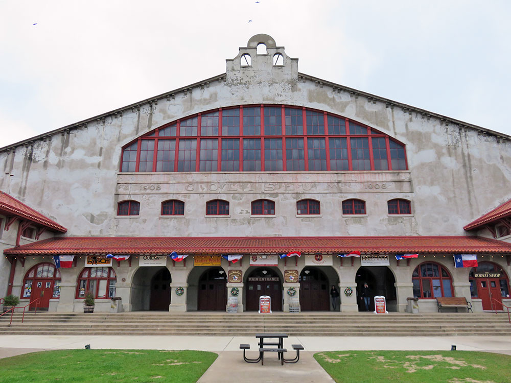 The Fort Worth Rodeo Coliseum by the Stockyards