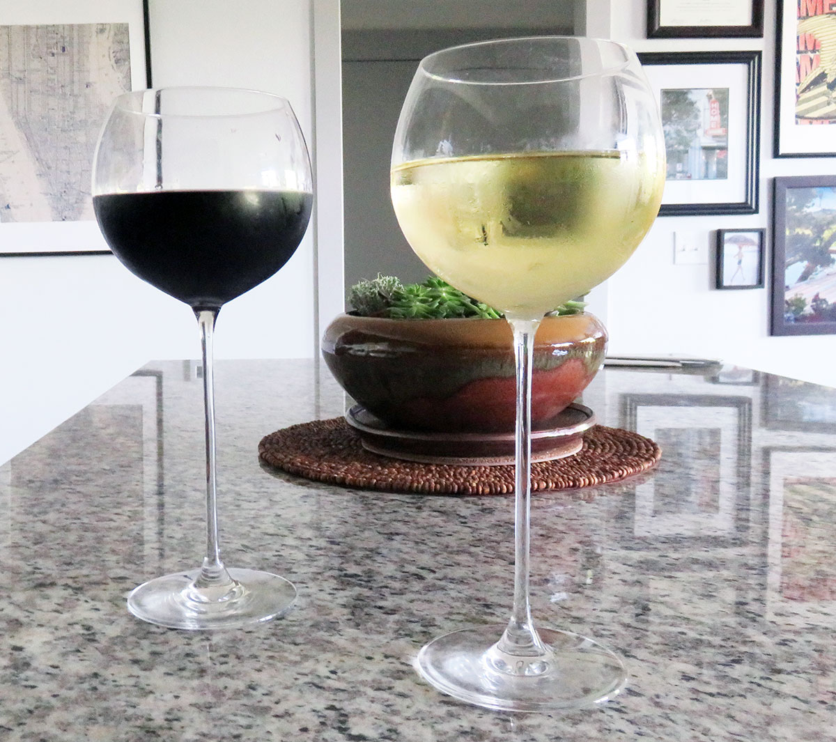 Olivia Pope Wine Glasses from Crate + Barrel