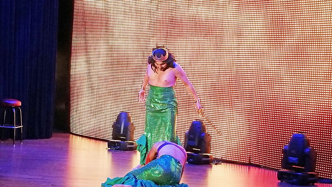 The Little Mermaid Drag Number at the Dallas FFI pageant.