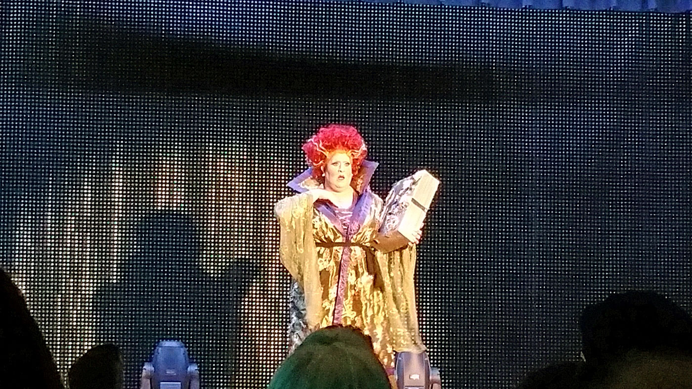 A Bette Midler / Hocus Pocus-inspired look at the Miss Dallas FFI pageant.