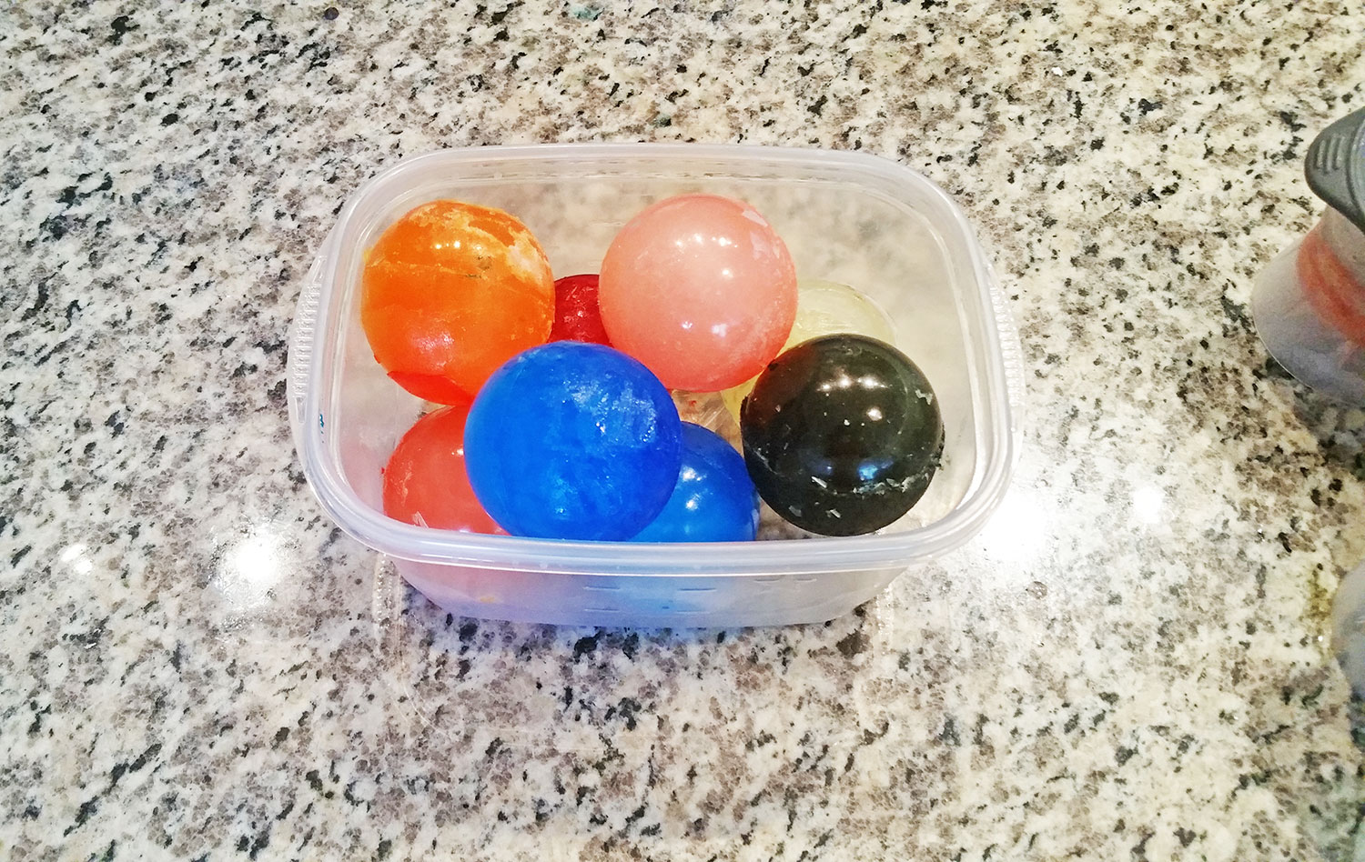 Kool-Aid ice balls