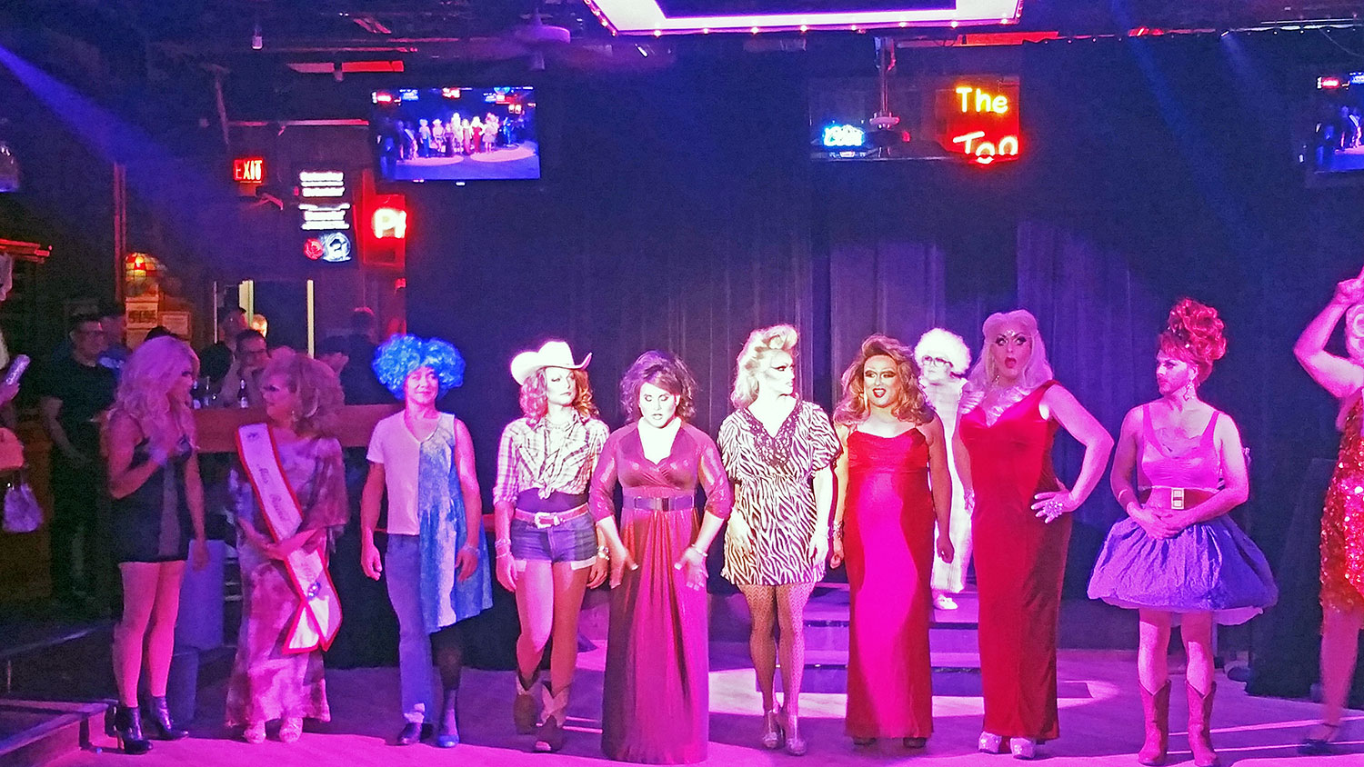 Dallas Gay Pageant at the Round-up Saloon