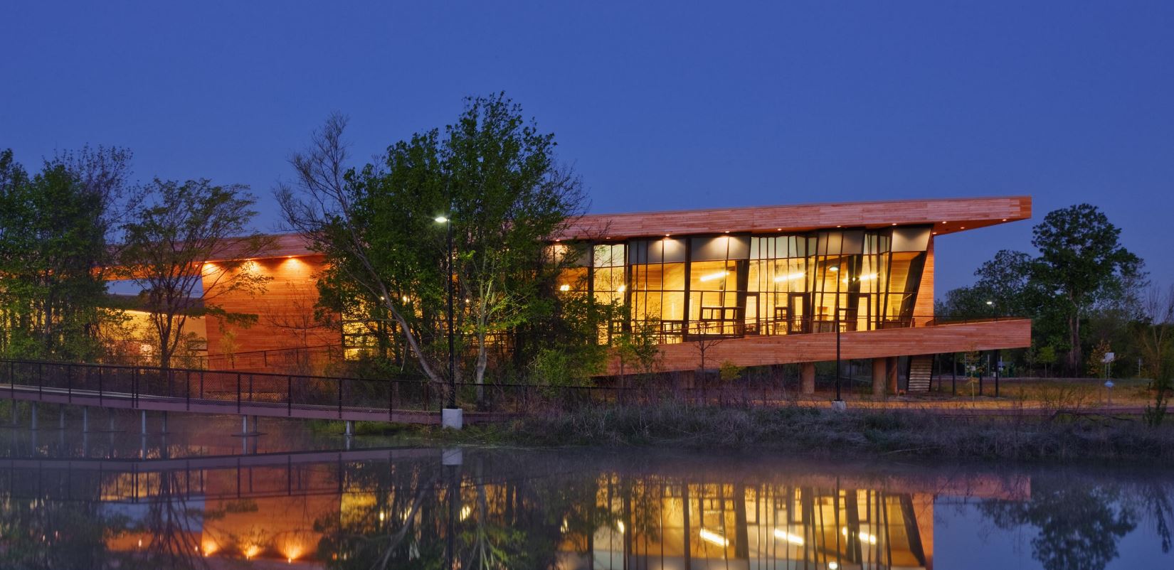 The Trinity River Audubon Center in Dallas.