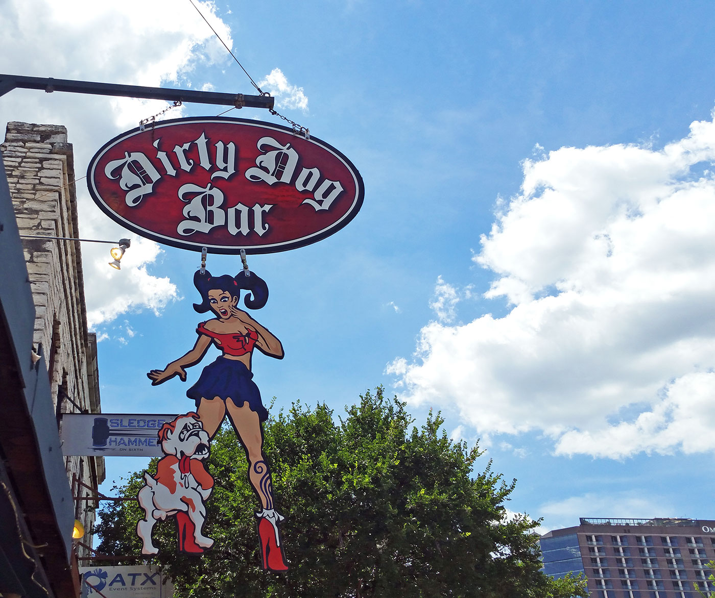 The Dirty Dog Bar in downtown Austin