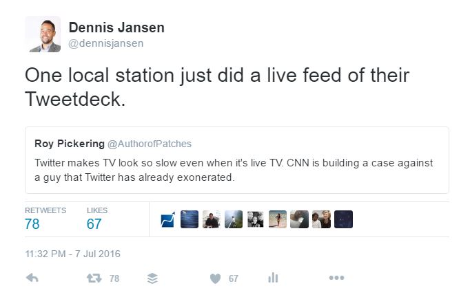 News stations struggling to keep up with social media.