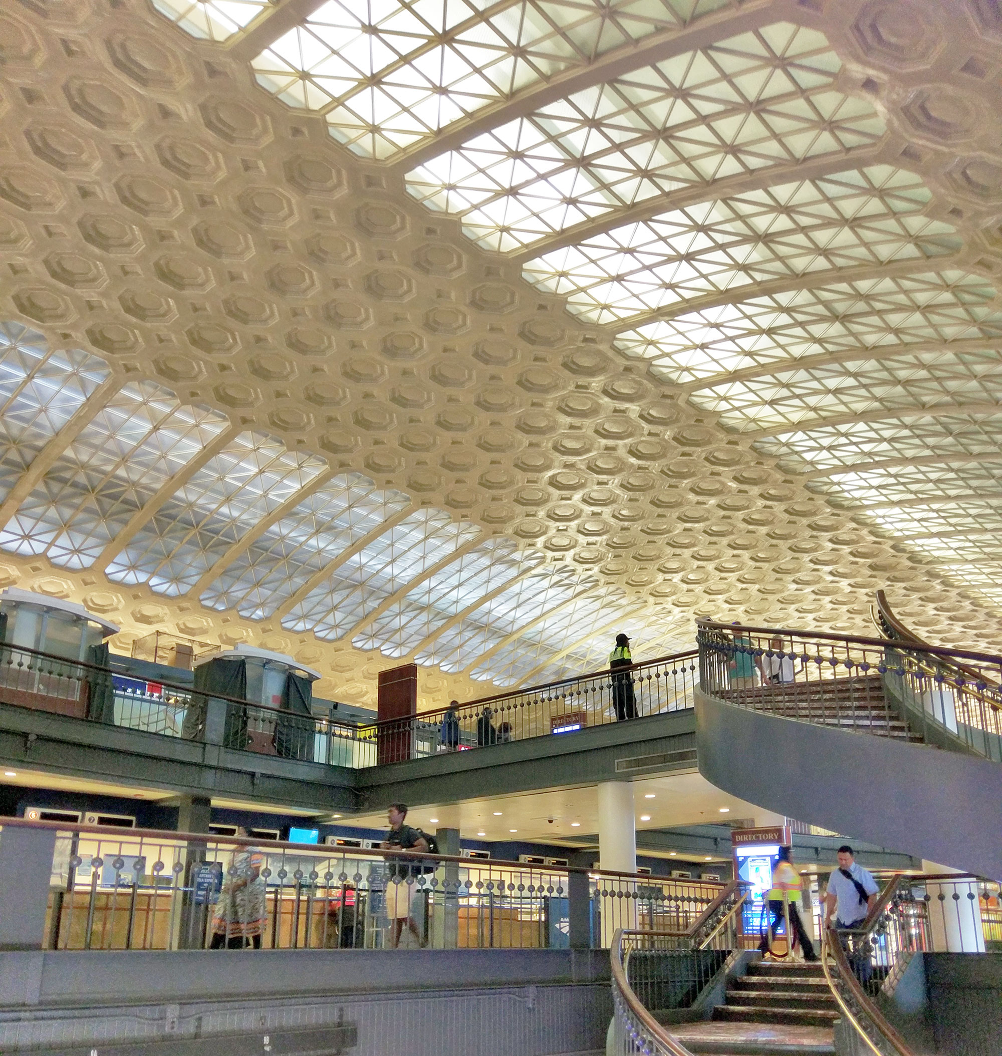 The interior of Union Station in Washington D.C.