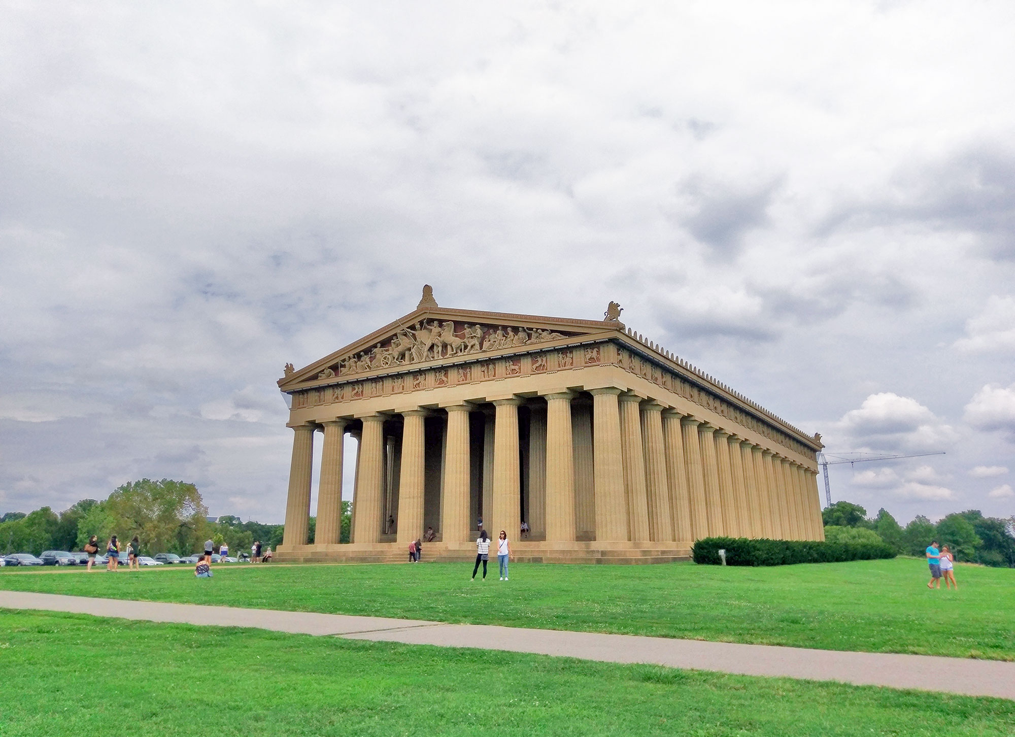 The Parthenon replica in Nashville.