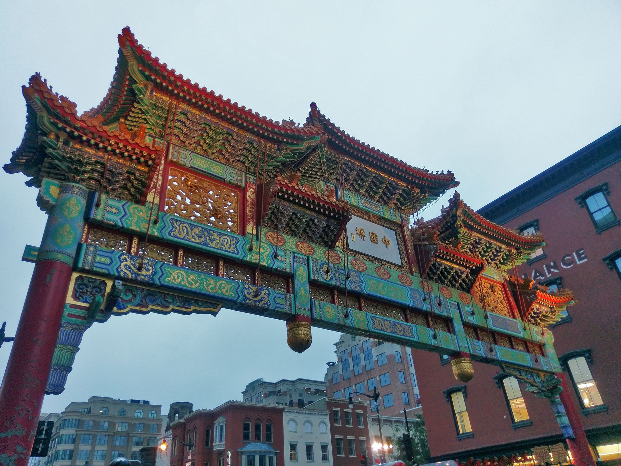 Early mornings in Washington D.C.'s Chinatown District.
